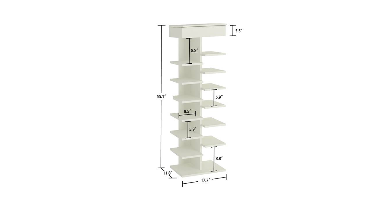 Carmila shoe rack ivory 6
