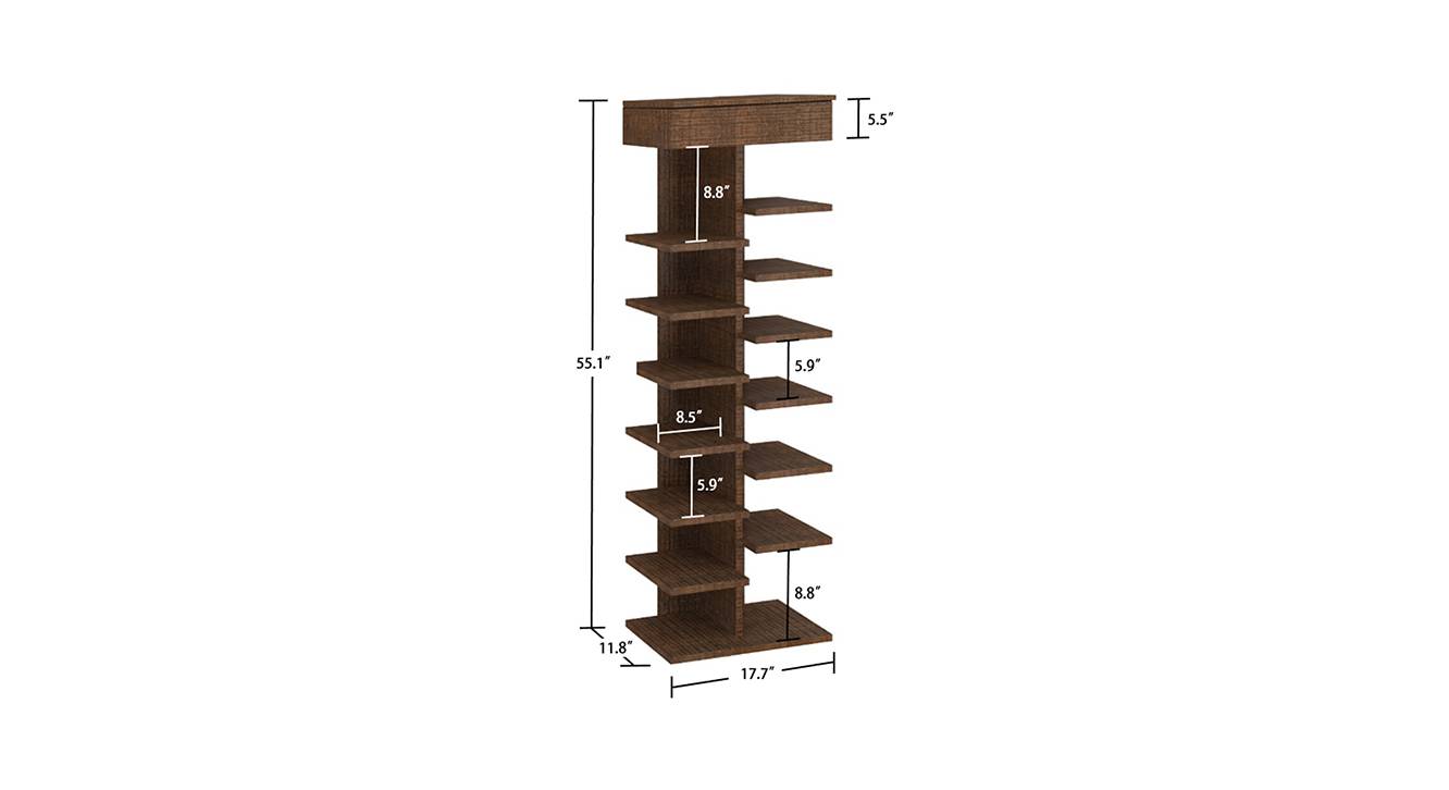 Carmila shoe rack tawny cambric 6
