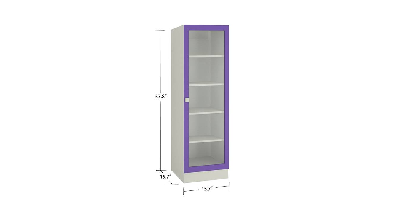 Celestia bookshelf lavender purple 6