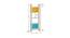 Helena Bookshelf cum Display Unit (Matte Laminate Finish, Mango Yellow - Azure Blue) by Urban Ladder - Design 1 Close View - 392750