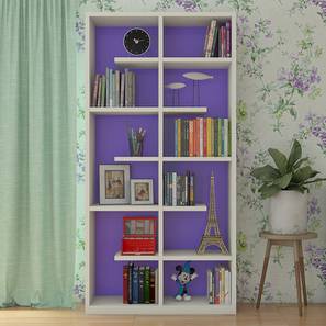 Bookshelf Design Engineered Wood Kids Bookshelf in Matte Laminate Lavender Purple