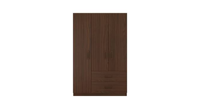 Luxuria Wardrobe (Matte Laminate Finish, Coffee Walnut) by Urban Ladder - Cross View Design 1 - 392779