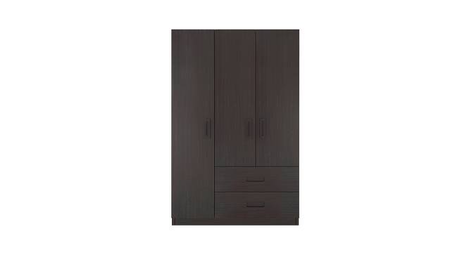 Luxuria Wardrobe (Matte Laminate Finish, Antique Ebony) by Urban Ladder - Cross View Design 1 - 392780