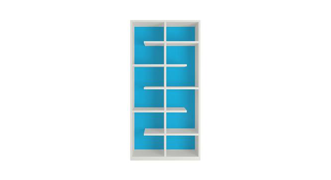 Cordoba Bookshelf cum Storage Unit (Matte Laminate Finish, Azure Blue) by Urban Ladder - Cross View Design 1 - 392782