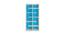 Cordoba Bookshelf cum Storage Unit (Matte Laminate Finish, Azure Blue) by Urban Ladder - Cross View Design 1 - 392782