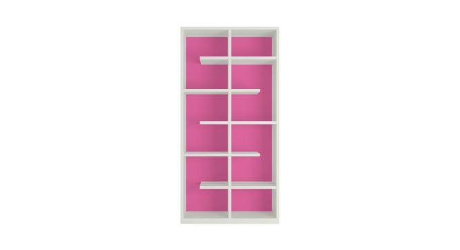 Cordoba Bookshelf cum Storage Unit (Matte Laminate Finish, Barbie Pink) by Urban Ladder - Cross View Design 1 - 392783