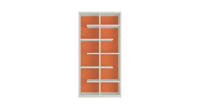 Cordoba Bookshelf cum Storage Unit (Matte Laminate Finish, Light Orange) by Urban Ladder - Cross View Design 1 - 392784
