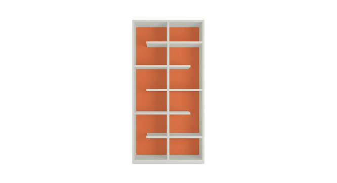 Cordoba Bookshelf cum Storage Unit (Matte Laminate Finish, Light Orange) by Urban Ladder - Cross View Design 1 - 392784