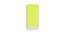 Angelica Wardrobe (Matte Laminate Finish, Lime Yellow) by Urban Ladder - Front View Design 1 - 392790