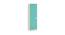 Alana Wardrobe (Matte Laminate Finish, Misty Turquoise) by Urban Ladder - Front View Design 1 - 392796