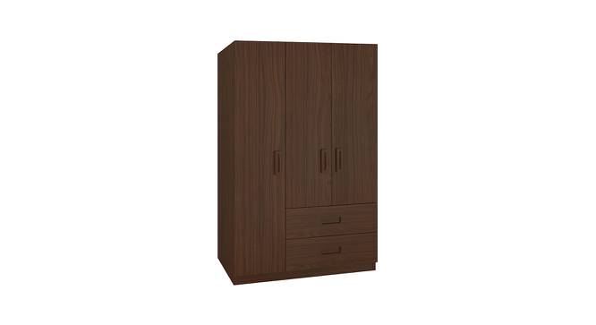 Luxuria Wardrobe (Matte Laminate Finish, Coffee Walnut) by Urban Ladder - Front View Design 1 - 392797