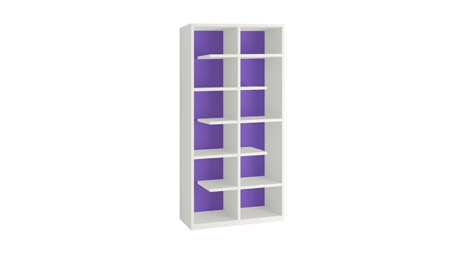 Cordoba Bookshelf cum Storage Unit (Matte Laminate Finish, Lavender Purple) by Urban Ladder - Front View Design 1 - 392799