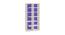 Cordoba Bookshelf cum Storage Unit (Matte Laminate Finish, Lavender Purple) by Urban Ladder - Front View Design 1 - 392799