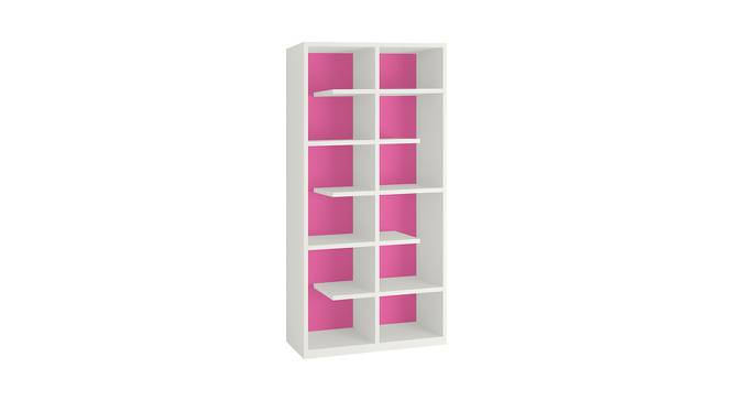 Cordoba Bookshelf cum Storage Unit (Matte Laminate Finish, Barbie Pink) by Urban Ladder - Front View Design 1 - 392801