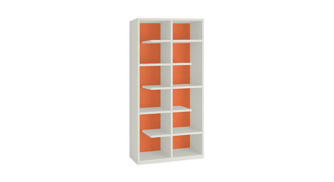 Cordoba Bookshelf cum Storage Unit (Matte Laminate Finish, Light Orange) by Urban Ladder - Front View Design 1 - 392802