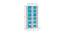 Cordoba Bookshelf cum Storage Unit (Matte Laminate Finish, Azure Blue) by Urban Ladder - Design 1 Close View - 392851