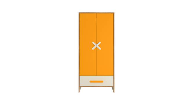 Novara Wardrobe (Matte Laminate Finish, Mango Yellow) by Urban Ladder - Cross View Design 1 - 392884