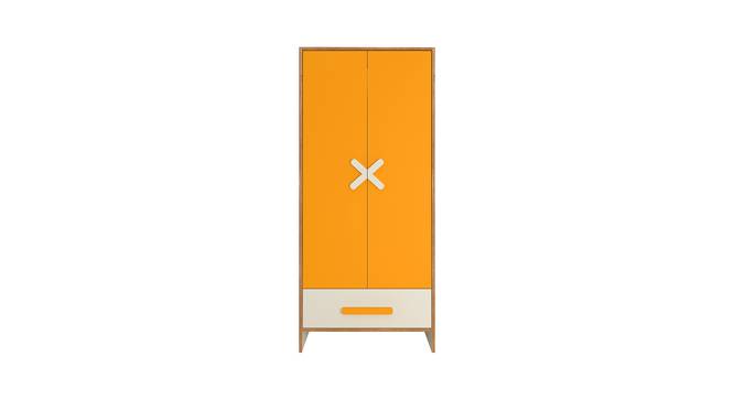 Novara Wardrobe (Matte Laminate Finish, Mango Yellow) by Urban Ladder - Cross View Design 1 - 392884