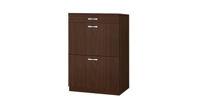 Miranda Shoe Rack (Matte Laminate Finish, Coffee Walnut) by Urban Ladder - Front View Design 1 - 392909