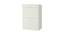 Miranda Shoe Rack (Ivory, Matte Laminate Finish) by Urban Ladder - Front View Design 1 - 392910