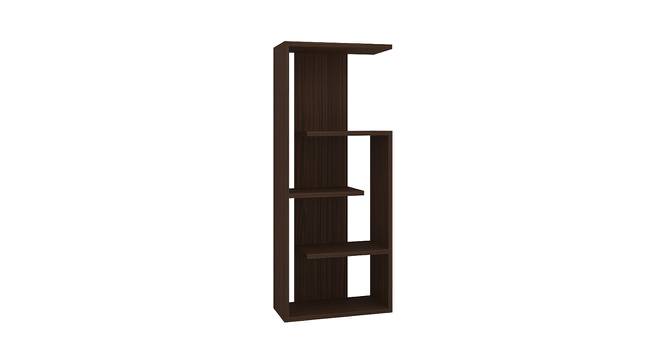 Carmila Bookshelf cum Display Unit (Matte Laminate Finish, Coffee Walnut) by Urban Ladder - Front View Design 1 - 392912