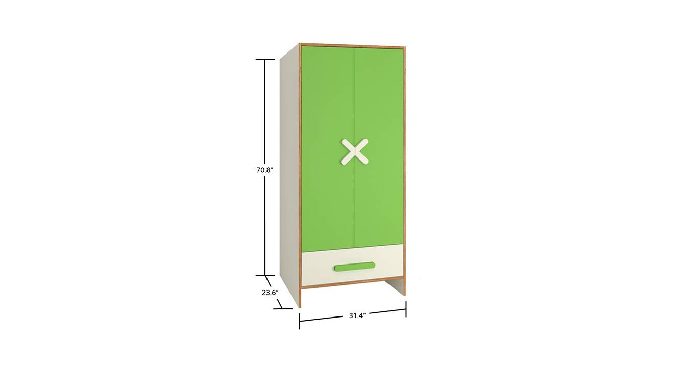 Helena kids wardrobe verdant green 6