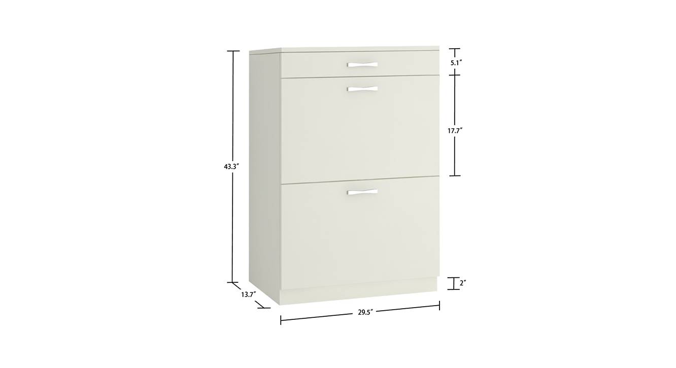 Henley shoe rack ivory 6