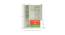 Fiona Wardrobe (Matte Laminate Finish, Ivory - Mango Yellow) by Urban Ladder - Image 1 Design 1 - 392968