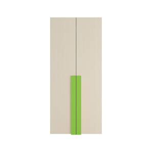 Evita Engineered Wood 2 Door Kids Wardrobe in Light Wood Verdant Green...-image-9