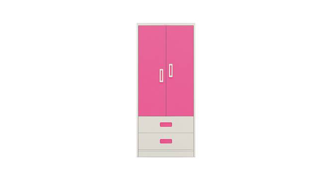 Adonica Wardrobe (Matte Laminate Finish, Barbie Pink) by Urban Ladder - Cross View Design 1 - 392989