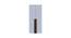 Evita Wardrobe (Matte Laminate Finish, Davy Grey - Coffee Walnut) by Urban Ladder - Cross View Design 1 - 392994