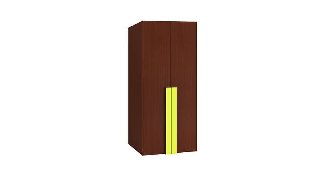 Evita Wardrobe (Matte Laminate Finish, Terra Sienna - Lime Yellow) by Urban Ladder - Cross View Design 1 - 392997