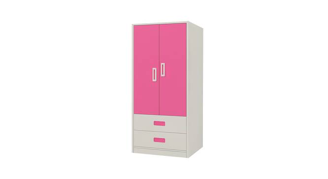 Adonica Wardrobe (Matte Laminate Finish, Barbie Pink) by Urban Ladder - Front View Design 1 - 393007