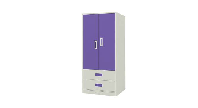 Adonica Wardrobe (Matte Laminate Finish, Lavender Purple) by Urban Ladder - Front View Design 1 - 393011