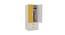 Adonica Wardrobe (Matte Laminate Finish, Mango Yellow) by Urban Ladder - Rear View Design 1 - 393026