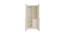 Kensley Wardrobe (Matte Laminate Finish, Light Wood - Barbie Pink) by Urban Ladder - Rear View Design 1 - 393034