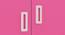 Adonica Wardrobe (Matte Laminate Finish, Barbie Pink) by Urban Ladder - Design 1 Side View - 393043