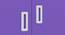 Adonica Wardrobe (Matte Laminate Finish, Lavender Purple) by Urban Ladder - Design 1 Side View - 393047