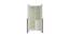 Evita Wardrobe (Matte Laminate Finish, Davy Grey - Coffee Walnut) by Urban Ladder - Design 1 Side View - 393048