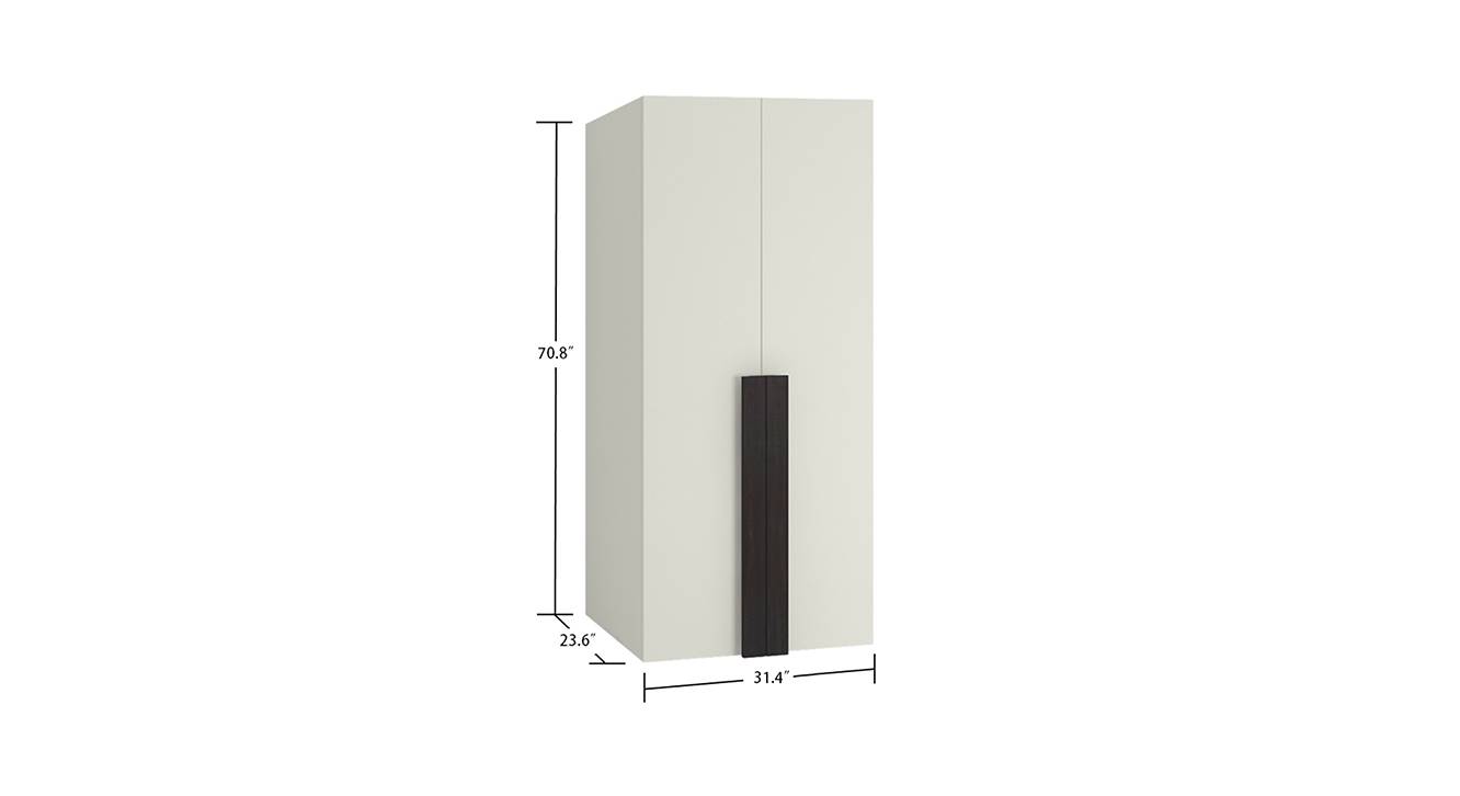 Holly wardrobe ivory antique ebony 6