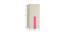 Kensley Wardrobe (Matte Laminate Finish, Light Wood - Barbie Pink) by Urban Ladder - Design 1 Close View - 393067