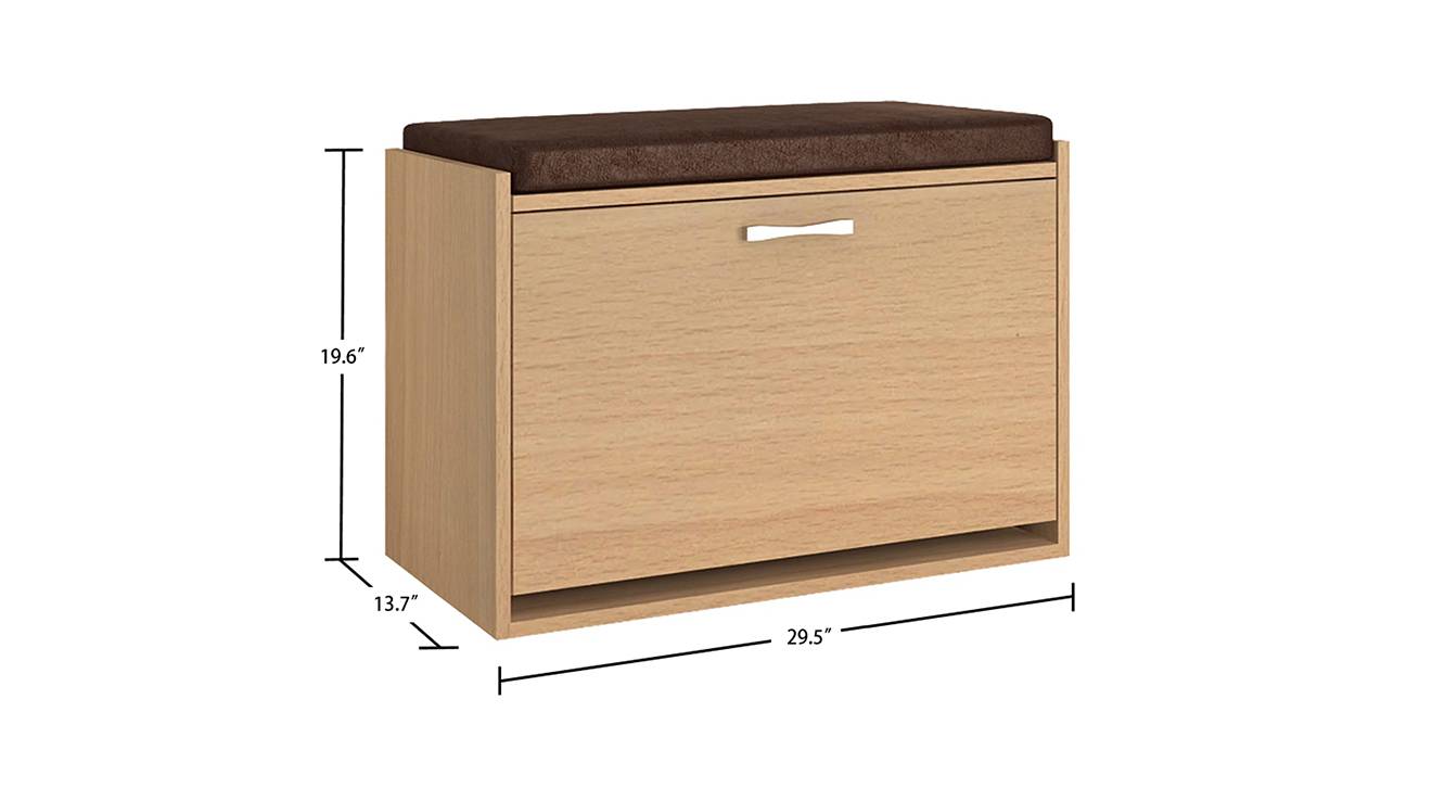 Itzel shoe rack canadian maple 6
