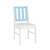 Jayleen study chair ivory sky blue lp