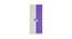 Jacqueline Wardrobe (Matte Laminate Finish, Ivory - Lavender Purple) by Urban Ladder - Cross View Design 1 - 393110