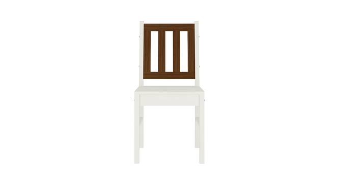 Jayleen Study Chair (Ivory - Coffee Walnut) by Urban Ladder - Cross View Design 1 - 393116
