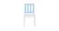 Jayleen Study Chair (Ivory - Sky Blue) by Urban Ladder - Cross View Design 1 - 393117
