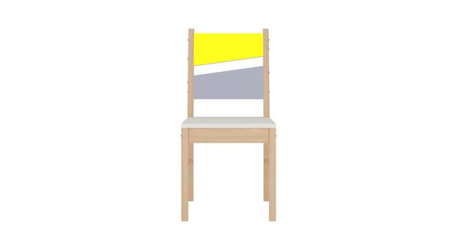 Samara Study Chair (Painted Finish, Sunshine Yellow - Davy Grey) by Urban Ladder - Cross View Design 1 - 393118