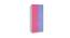 Jacqueline Wardrobe (Matte Laminate Finish, Barbie Pink - Persian Lilac) by Urban Ladder - Front View Design 1 - 393123
