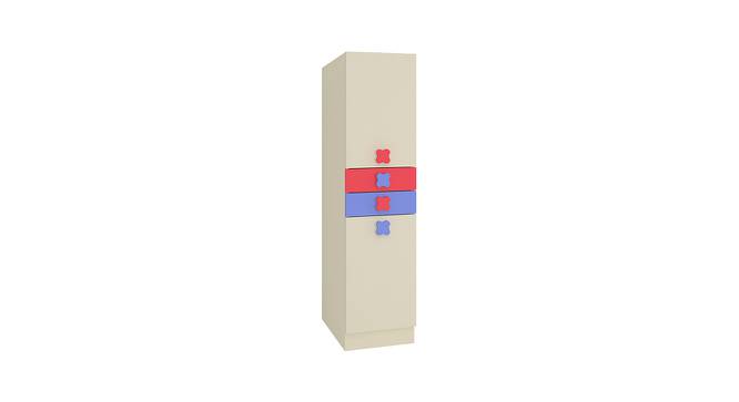 Silvana Wardrobe (Matte Laminate Finish, Strawberry Pink - Persian Lilac) by Urban Ladder - Front View Design 1 - 393125