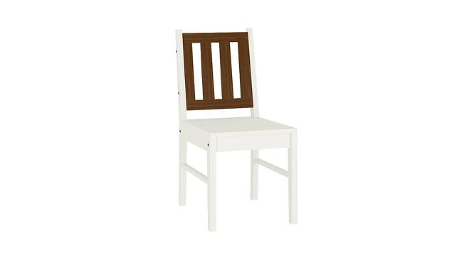Jayleen Study Chair (Ivory - Coffee Walnut) by Urban Ladder - Front View Design 1 - 393130